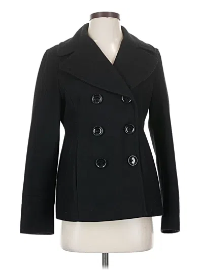 Pre-owned Michael Michael Kors Wool Blazer Jacket In Black