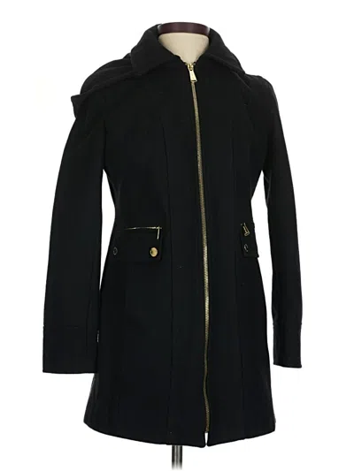 Pre-owned Michael Michael Kors Wool Coat In Black