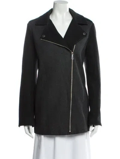 Pre-owned Michael Michael Kors Wool Coat In Black