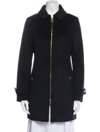Pre-owned Michael Michael Kors Wool Coat In Black