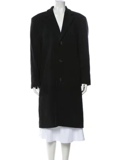 Pre-owned Michael Michael Kors Wool Coat In Black