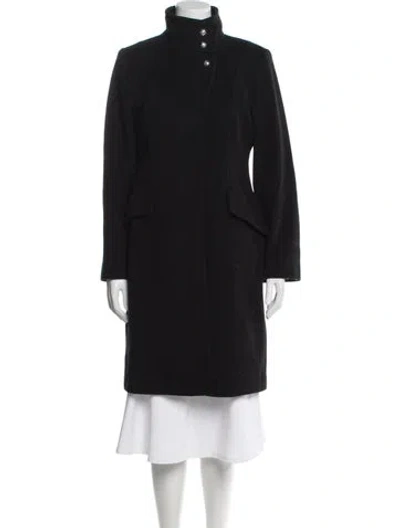 Pre-owned Michael Michael Kors Wool Coat In Black