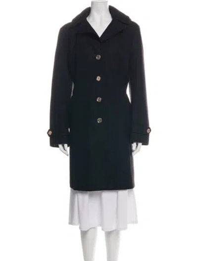 Pre-owned Michael Michael Kors Wool Coat In Black