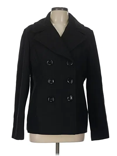 Pre-owned Michael Michael Kors Wool Coat In Black