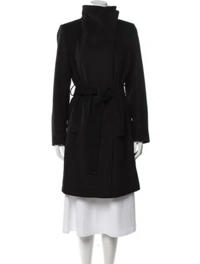Pre-owned Michael Michael Kors Wool Coat In Black