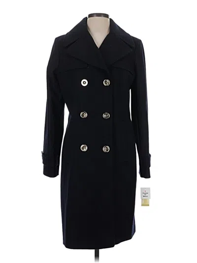 Michael Michael Kors Wool Coat In Black