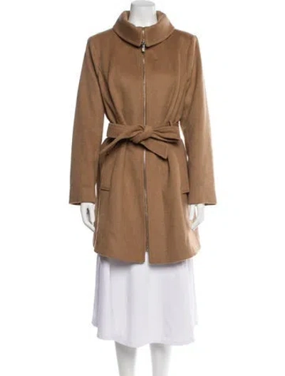 Pre-owned Michael Michael Kors Wool Coat In Brown