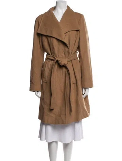 Pre-owned Michael Michael Kors Wool Coat In Brown