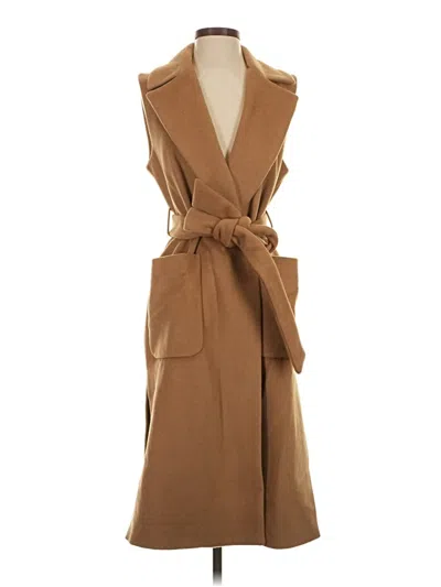 Pre-owned Michael Michael Kors Wool Coat In Brown