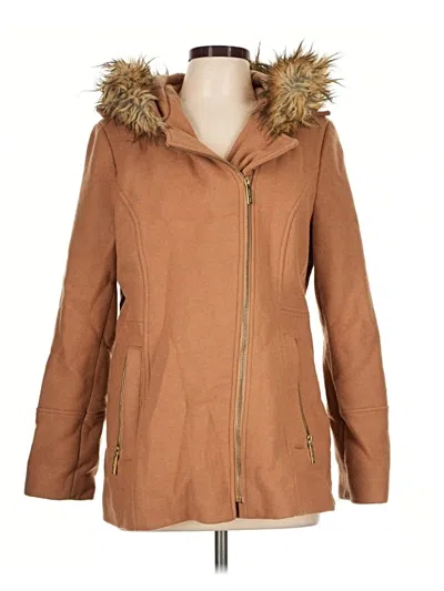 Pre-owned Michael Michael Kors Wool Coat In Brown