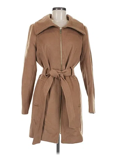 Pre-owned Michael Michael Kors Wool Coat In Brown