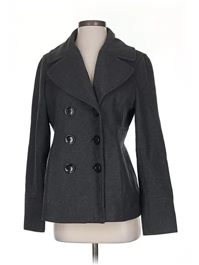 Pre-owned Michael Michael Kors Wool Coat In Gray