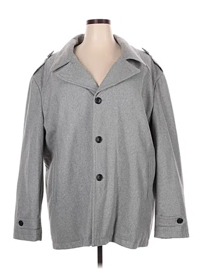 Pre-owned Michael Michael Kors Wool Coat In Gray