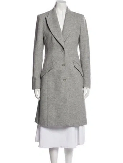 Pre-owned Michael Michael Kors Wool Coat In Gray