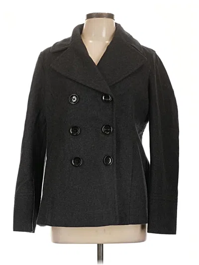Pre-owned Michael Michael Kors Wool Coat In Gray