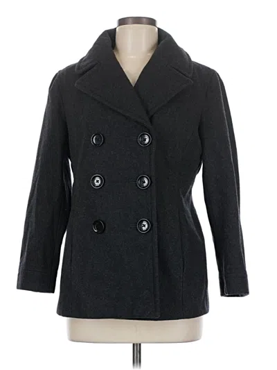 Pre-owned Michael Michael Kors Wool Coat In Gray