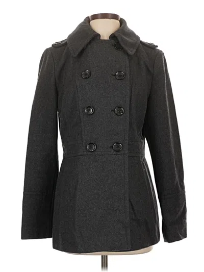 Pre-owned Michael Michael Kors Wool Coat In Gray
