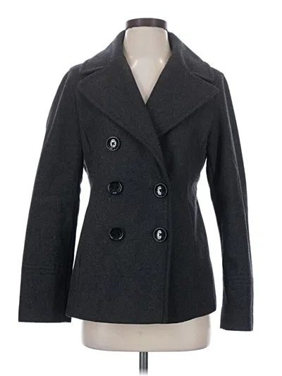 Pre-owned Michael Michael Kors Wool Coat In Gray