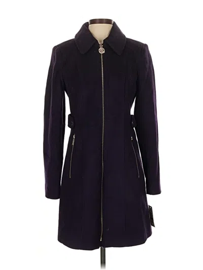 Michael Michael Kors Wool Coat In Blue