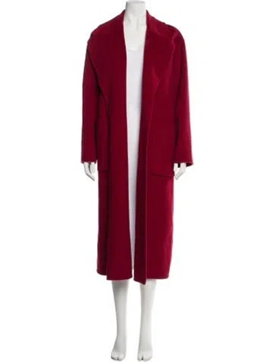 Pre-owned Michael Michael Kors Wool Coat In Red