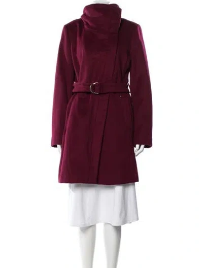 Pre-owned Michael Michael Kors Wool Coat In Red