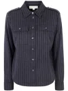 Michael Michael Kors Wool Fitted Army Shirt