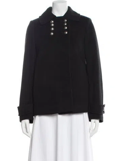 Pre-owned Michael Michael Kors Wool Jacket In Black