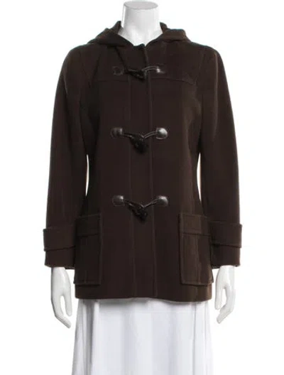 Pre-owned Michael Michael Kors Wool Jacket In Brown