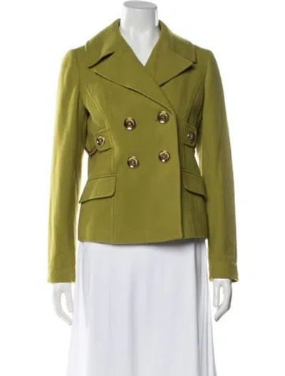 Pre-owned Michael Michael Kors Wool Jacket In Green
