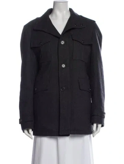 Pre-owned Michael Michael Kors Wool Jacket In Grey