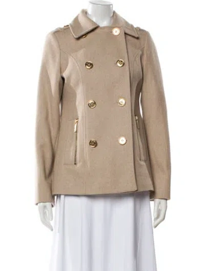 Pre-owned Michael Michael Kors Wool Jacket In Neutral