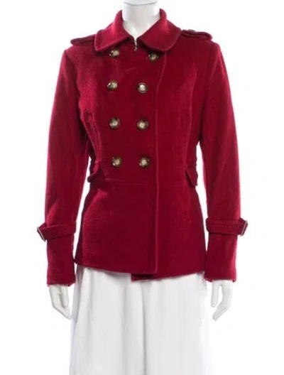 Pre-owned Michael Michael Kors Wool Jacket In Red