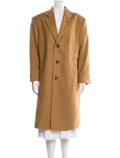 Pre-owned Michael Michael Kors Wool Peacoat In Neutral