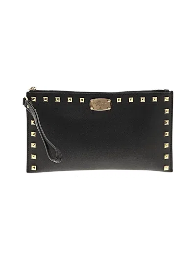 Pre-owned Michael Michael Kors Wristlet In Black