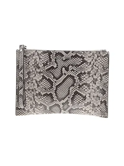 Pre-owned Michael Michael Kors Wristlet In Gray