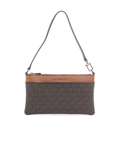 Michael Michael Kors Wristlet Shoulder Bag In Brown