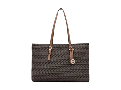 Michael Michael Kors Zadie Large East West Multi Function Tote Tote Handbags Brown/acorn: Lg