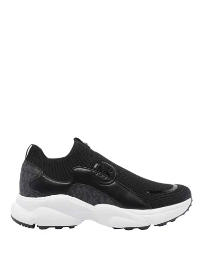 Michael Michael Kors Sami Knit Sneakers In Black