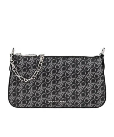 Michael Michael Kors Zip-open Shoulder Bag In Black