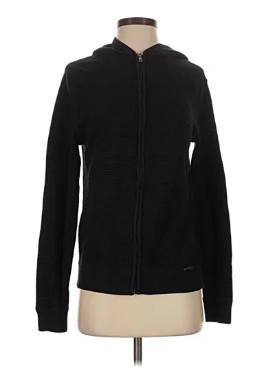 Pre-owned Michael Michael Kors Zip Up Hoodie In Black