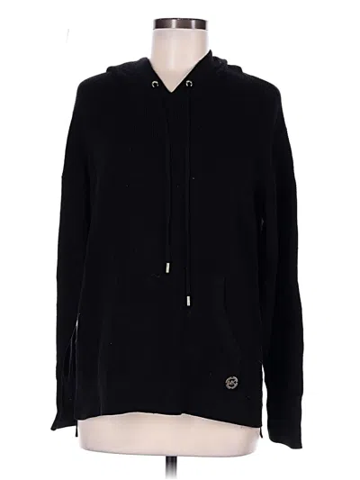 Pre-owned Michael Michael Kors Zip Up Hoodie In Black