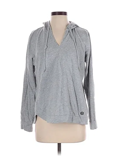 Pre-owned Michael Michael Kors Zip Up Hoodie In Gray