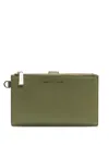 Michael Michael Kors Zip Wristlet Wallet In Green