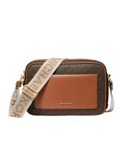 MICHAEL MICHAEL KORS ZIPPERED SHOULDER BAG