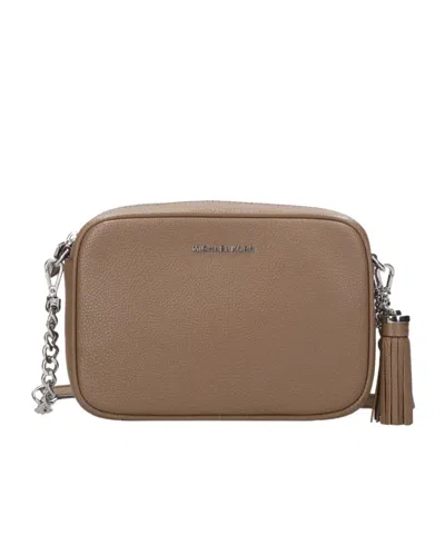 Michael Michael Kors Zippered Shoulder Bag In Brown