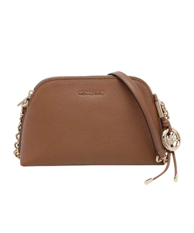 Michael Michael Kors Zippered Shoulder Bag In White