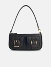 Michael Michael Kors 'zoe' Black Leather Bag