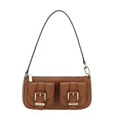 Michael Michael Kors Zoe Small Shoulder Bag In Brown