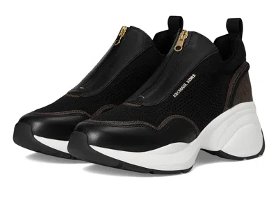 Michael Michael Kors Zuma Slip-on Trainer In Black