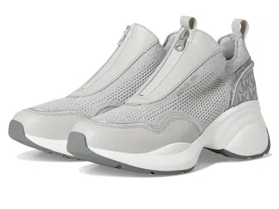 Michael Michael Kors Zuma Slip-on Trainer In Silver